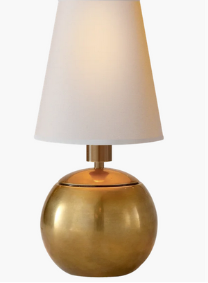 Brass Table Lamp Paper Shade
