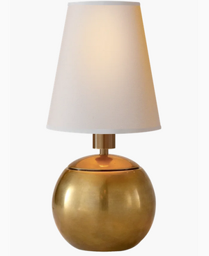 Brass Table Lamp Paper Shade